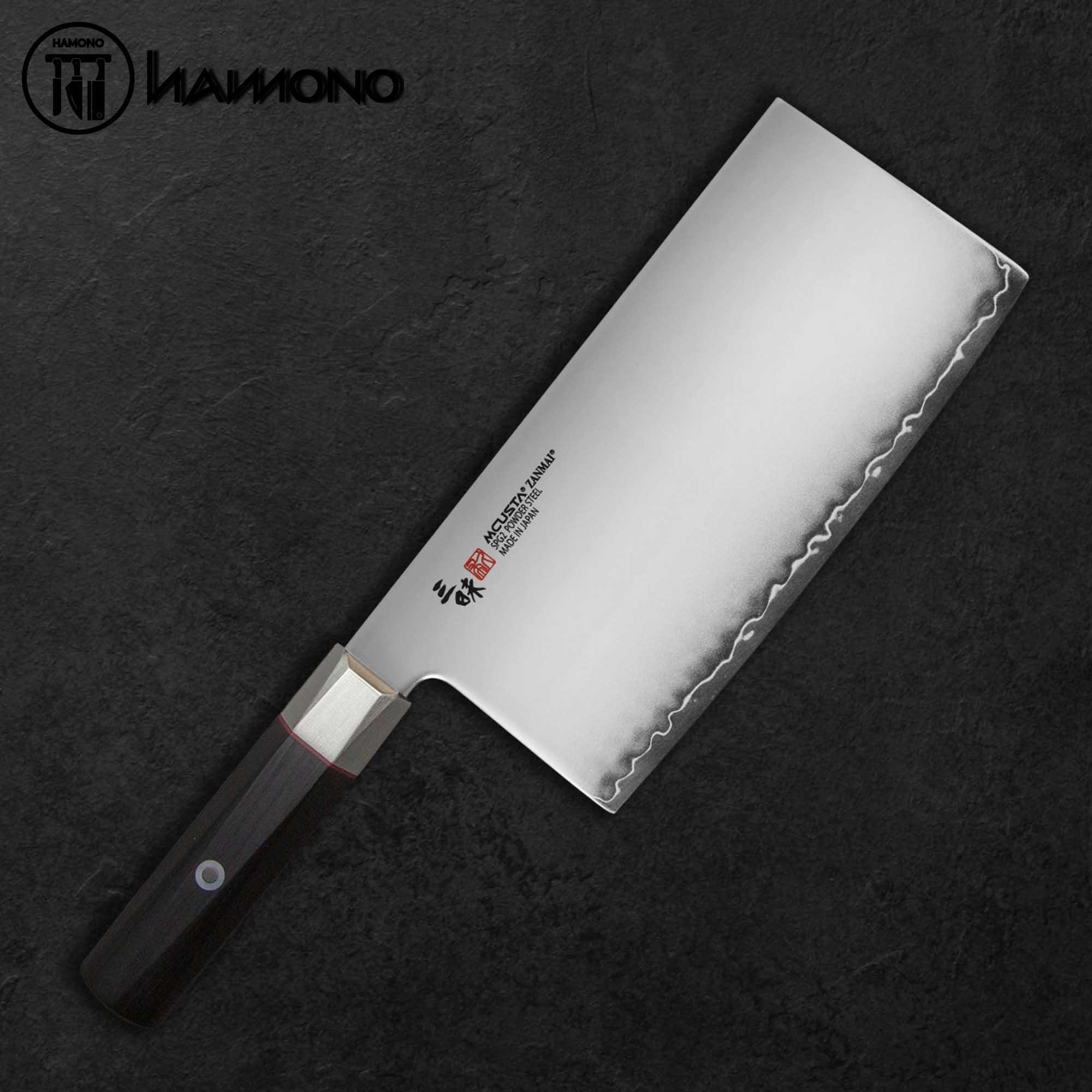 Dao Phay Cleaver Zanmai Mcusta Sanmai SPG2 180mm