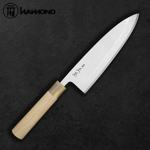 Dao Deba Masamoto Kasumi Thép Trắng Shirogami 210mm