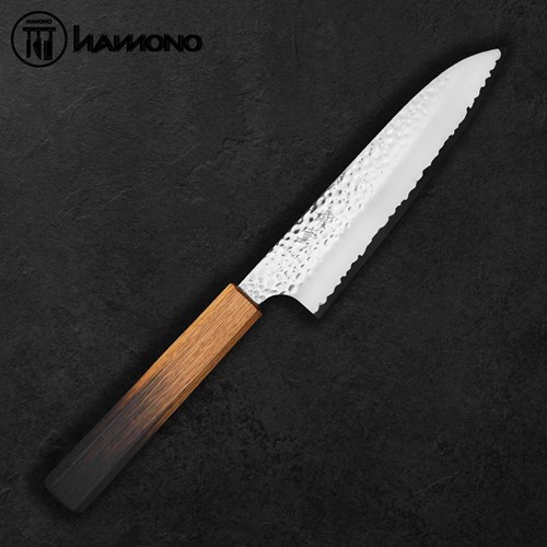 Dao Santoku Seki Kanetsugu VG10 170mm Sơn Mài Cháy