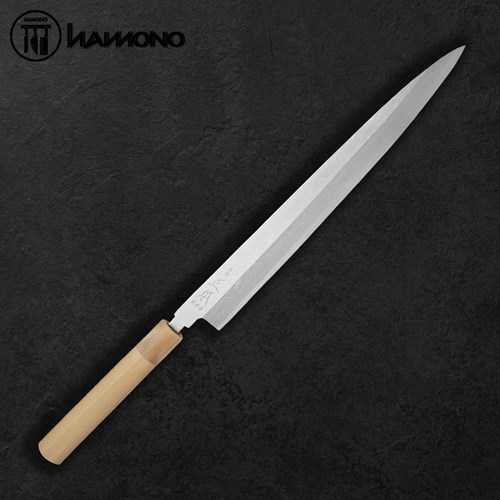 Dao Yanagiba Masamoto Thép Trắng Shirogami 300 mm