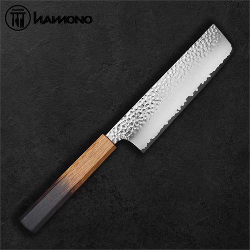 Seki Kanetsugu Nakiri 175mm VG10 Oak Wood Handle