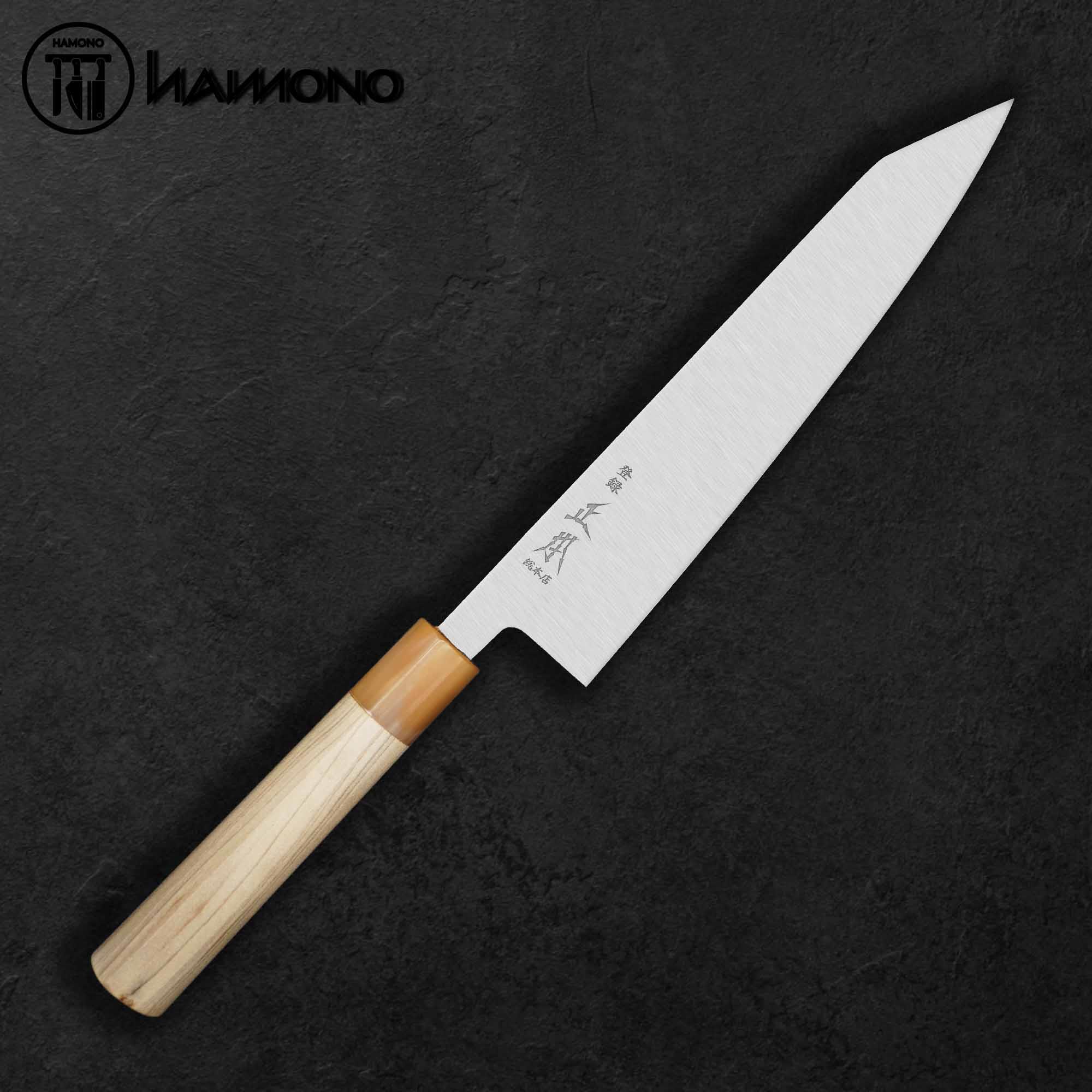 Dao Wa Kiritsuke Masamoto Thép Thụy Điển Không Rỉ 210mm