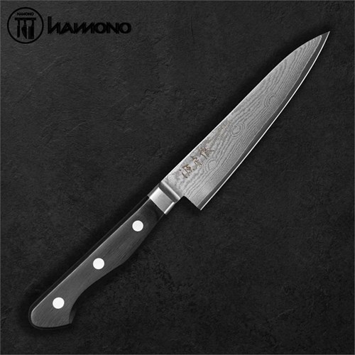 Yasuda Minamoto Kotetsu Damascus VG10 Petty 120mm