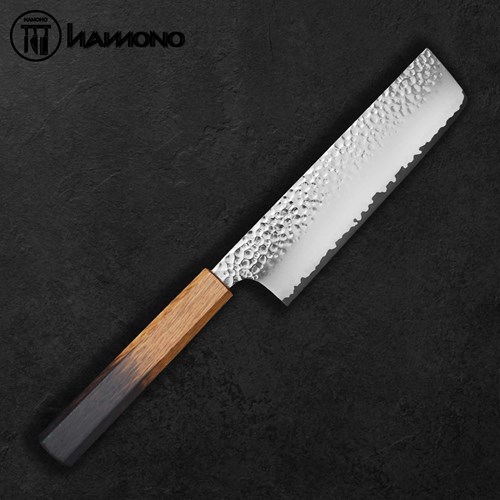 Dao Nakiri Seki Kanetsugu 175mm VG10 Sơn Mài Cháy