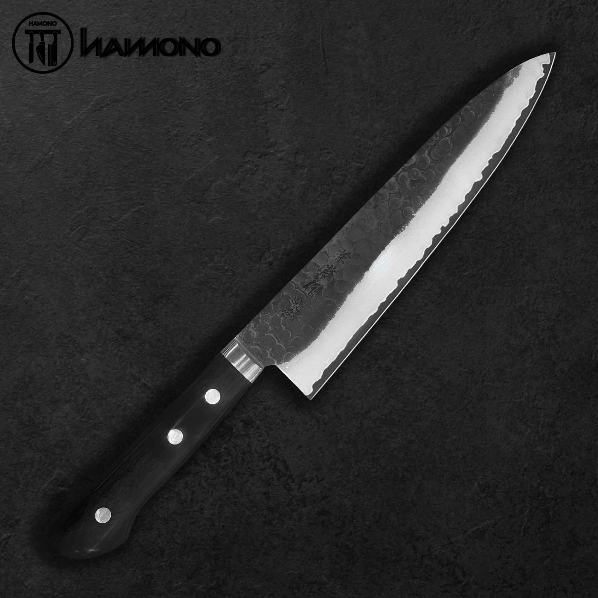 Dao Đa Năng Kanetsune Tsuchime Sanmai Thép VG1 Gyuto 210mm