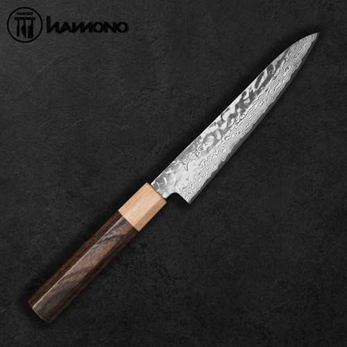 Dao Đa Năng Yasuda Kotetsu Wa Damascus VG10 Petty 150mm