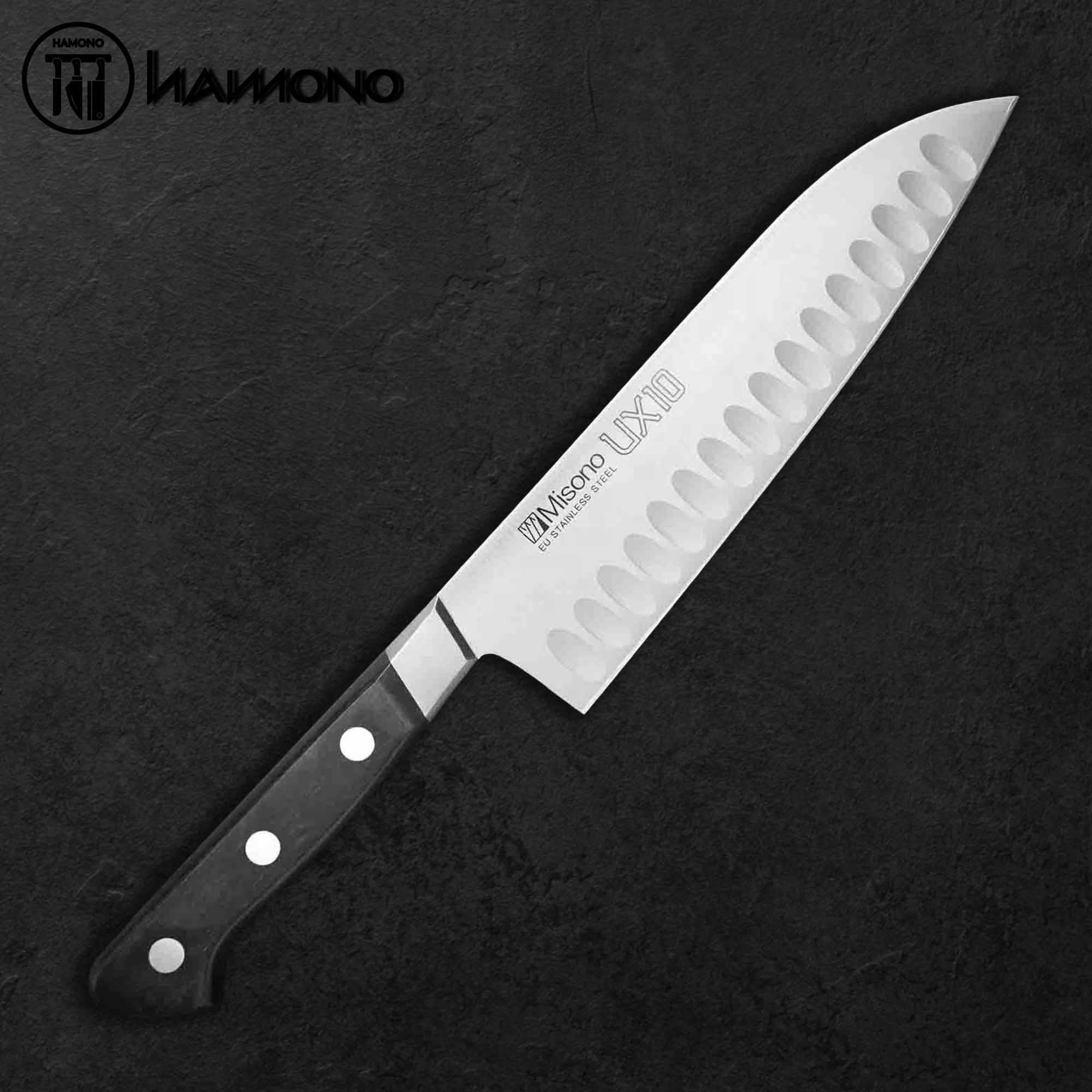 Dao Đa Năng Misono UX10 Salmon Santoku 180mm