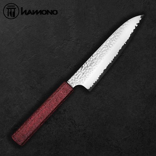 Dao Santoku Seki Kanetsugu VG10 170mm Cán Đỏ