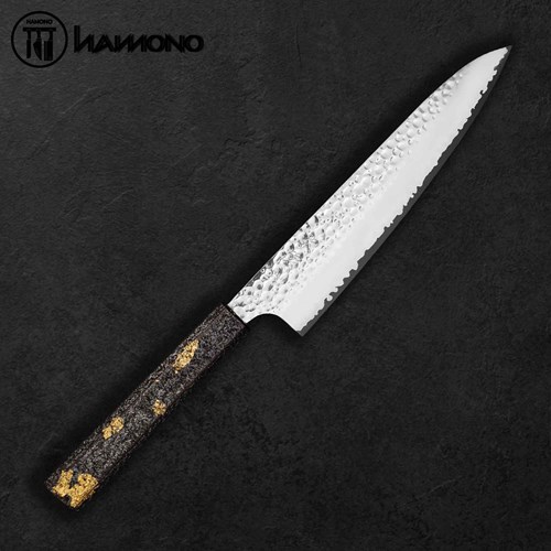 Dao Chef Seki Kanetsugu VG10 200mm Lá Vàng (Bạc)