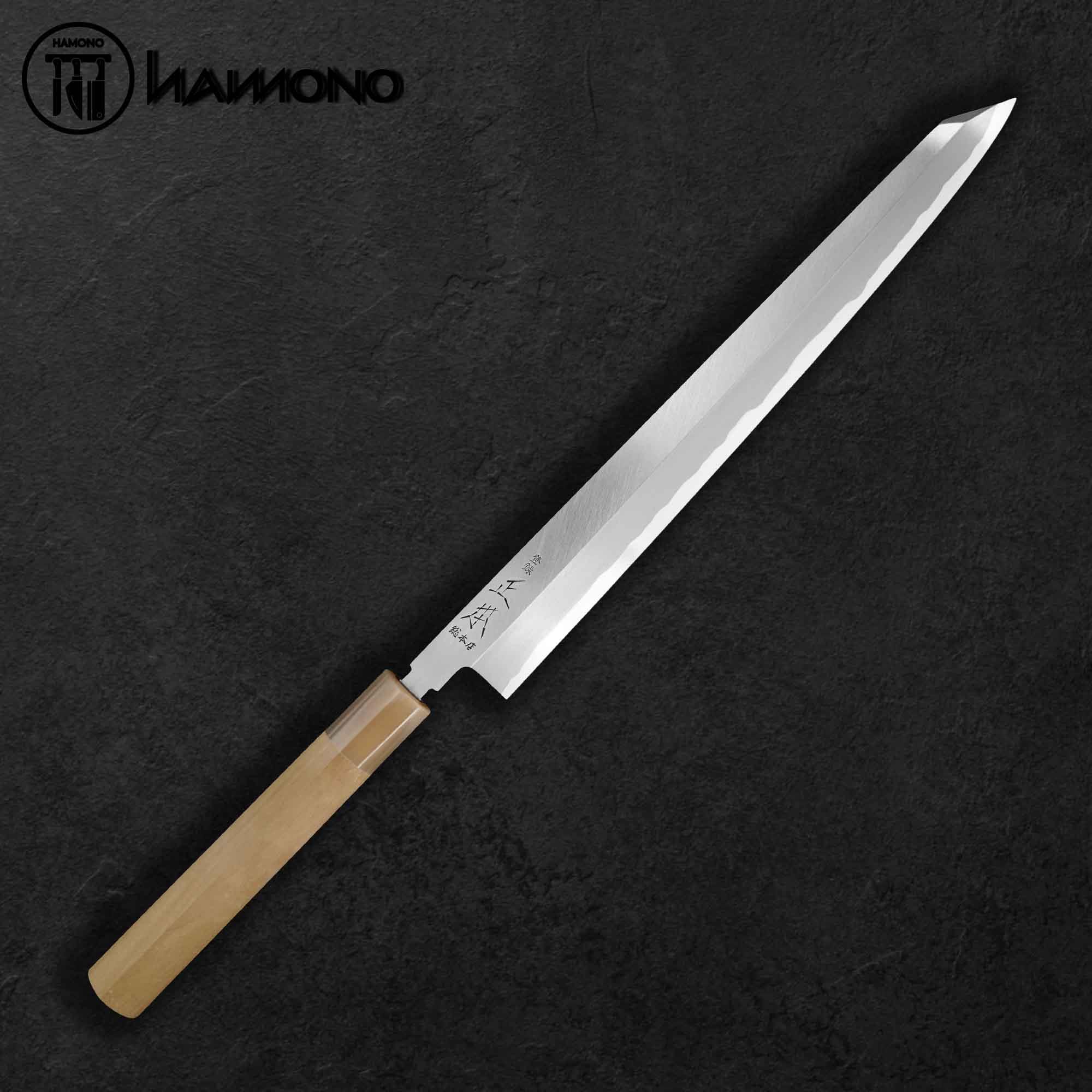 Dao Masamoto Hongasumi Thép Shirogami Yanagiba Kiritsuke Sashimi 300mm