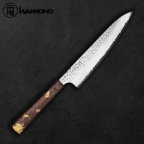 Dao Chef Seki Kanetsugu VG10 200mm Lá Vàng (Đồng)