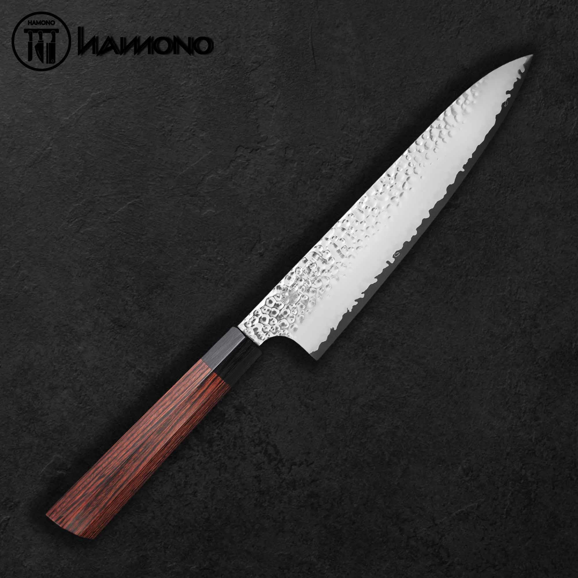 Dao Chef Seki Kanetsugu 200mm Thép VG10 Cán Gỗ Pakka