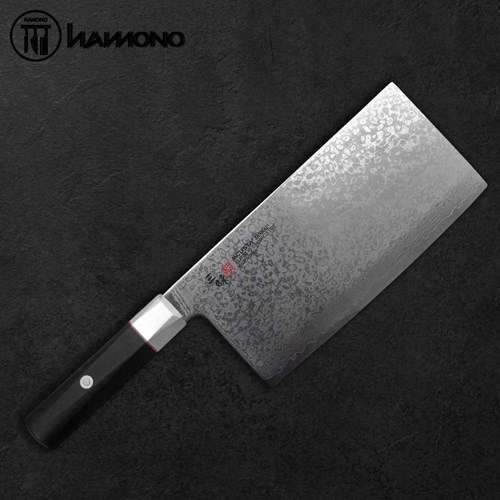 Dao Phay Cleaver Zanmai Mcusta Damascus VG10 180mm