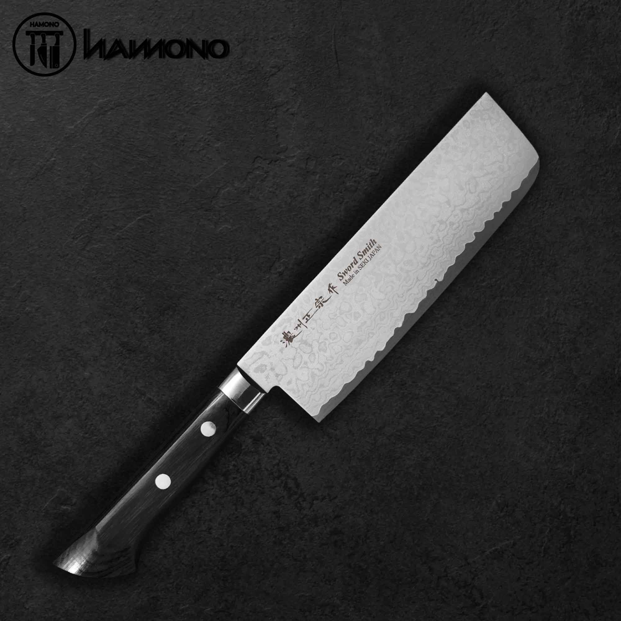 Dao Đa Năng Satake Damascus VG10 Nakiri 170mm