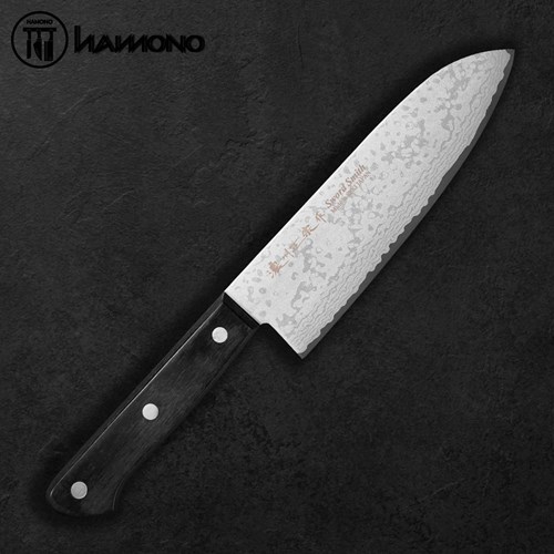 Dao Đa Năng Satake Damascus VG10 Santoku 170mm Không Khâu