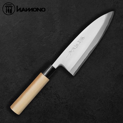 Dao Satake Hidari Yoshimitsu Deba Thép Trắng Shirogami 2 180mm