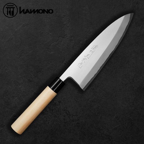 Dao Hidari Yoshimitsu Deba Thép Trắng Shirogami 2 210mm