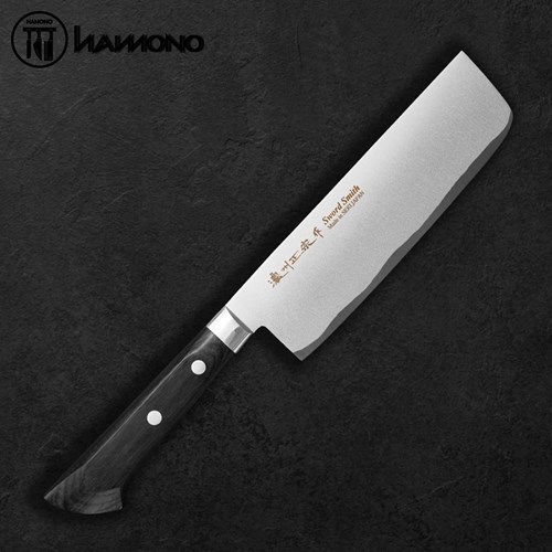 Dao Đa Năng Satake Thép 3 Lớp Sanmai Aogami 2 Nakiri 170mm