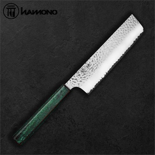 Seki Kanetsugu Nakiri 175mm VG10 Pattern Green