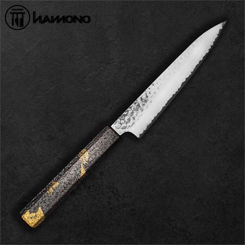 Seki Kanetsugu Utility 150mm VG10 Pattern Gold Leaf (Silver)