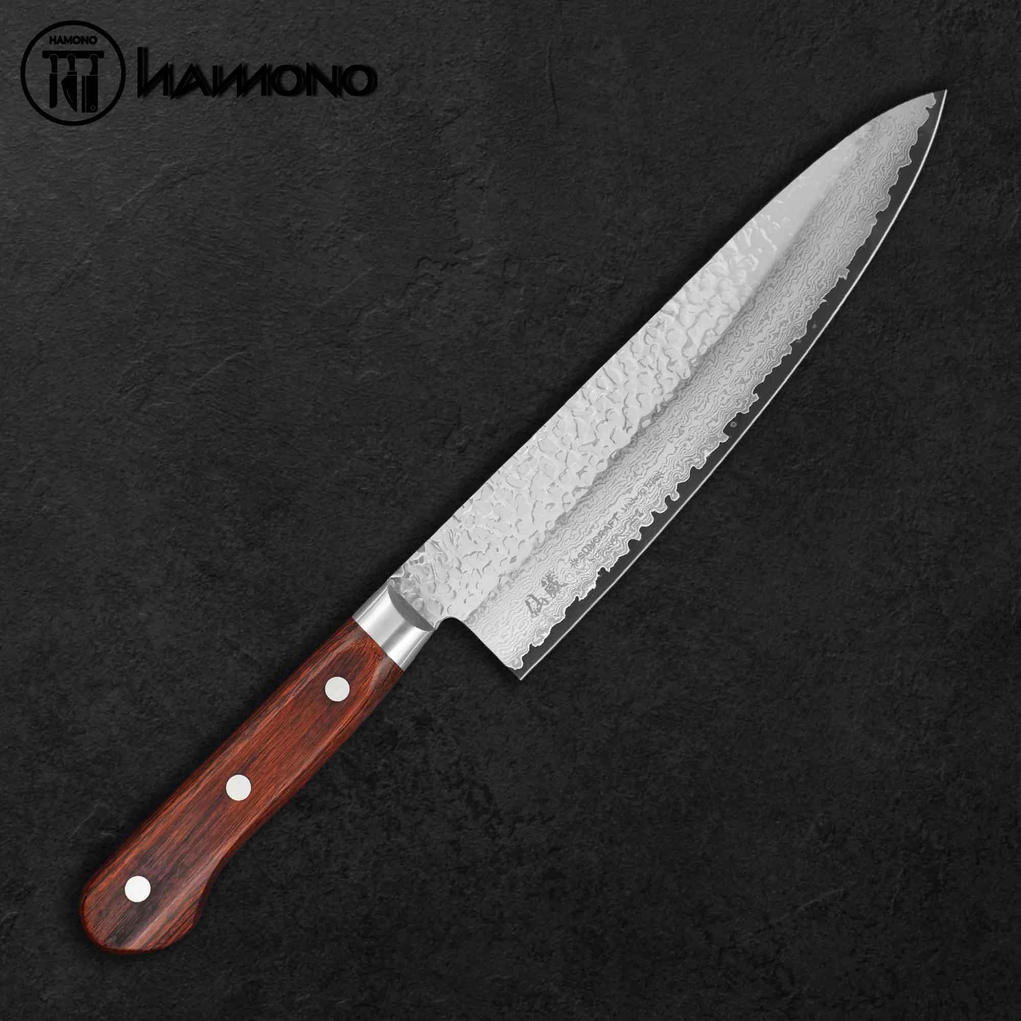 Dao Đa Năng Senzo Universal Full Tang Thép VG10 Gyuto 210mm