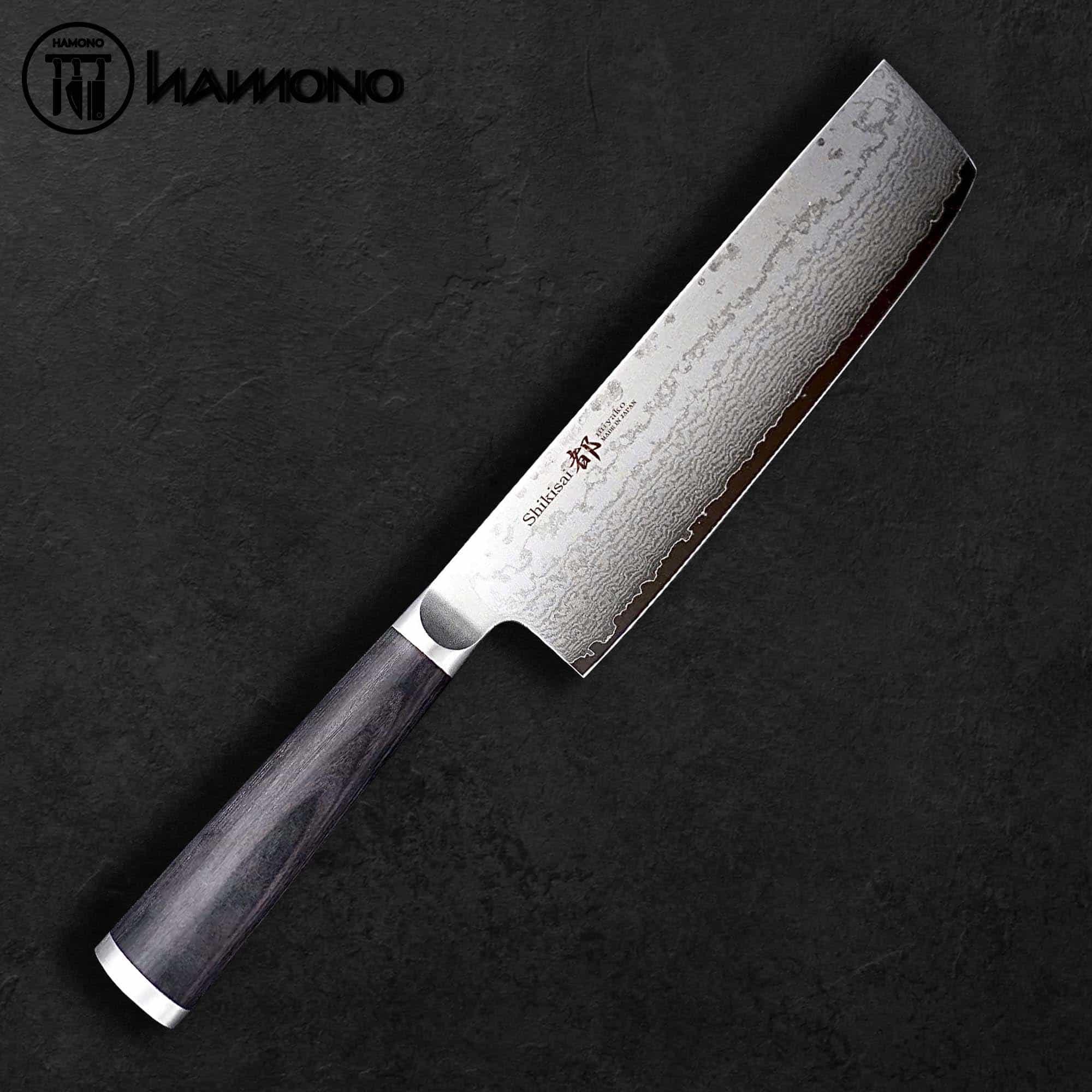 Dao Đa Năng Shizu Miyako Nakiri Thép Damascus 170mm