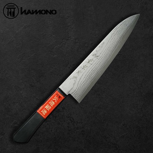 Dao Đa Năng Gyuto Shigehiro Besaku Damascus Thép VG10 180mm