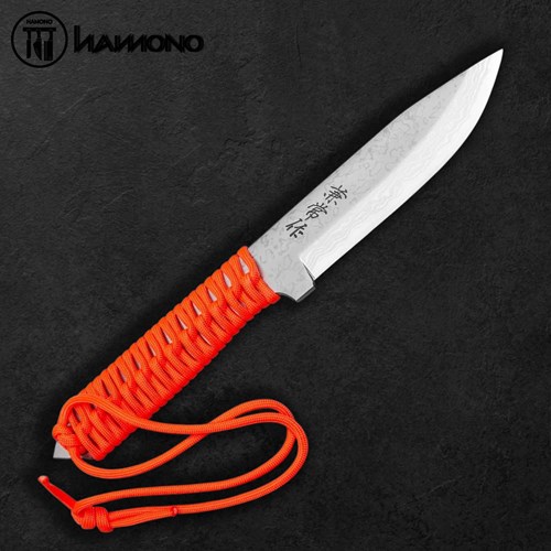 Dao Outdoor Shu Karasu Damascus Thép Aogami 125mm