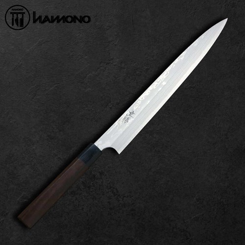 Dao Sashimi Yanagiba Shigekatsu Thép Shirogami #2 240mm